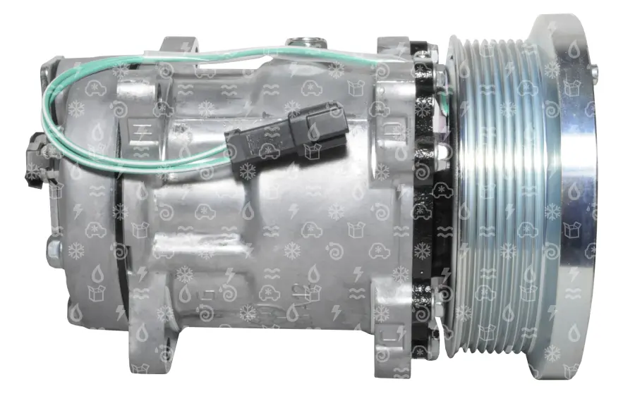 kompresor SANDEN 7H15, řemenice 135 mm - PV8, 24V, OEM 141-9676